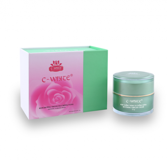 C-White Kem Dưỡng Trắng Da Chống Nắng 12g 
