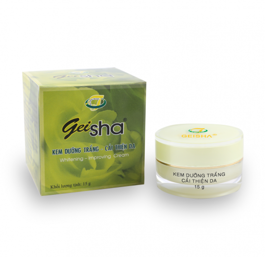 Geisha Kem Dưỡng Trắng, Cải Thiện Da 15g