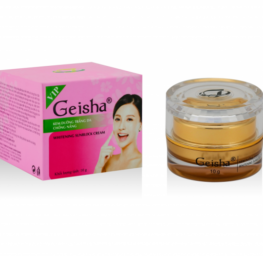 Geisha Kem Dưỡng Trắng Da, Chống Nắng 10g (VIP)