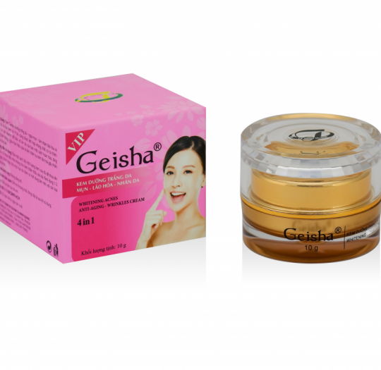 Geisha Kem Dưỡng Trắng Da, Mụn, Lão Hóa, Nhăn Da 10g (VIP)
