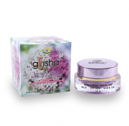 Geisha Kem Dưỡng Trắng Da, Mụn, Lão Hóa, Nhăn Da 15g