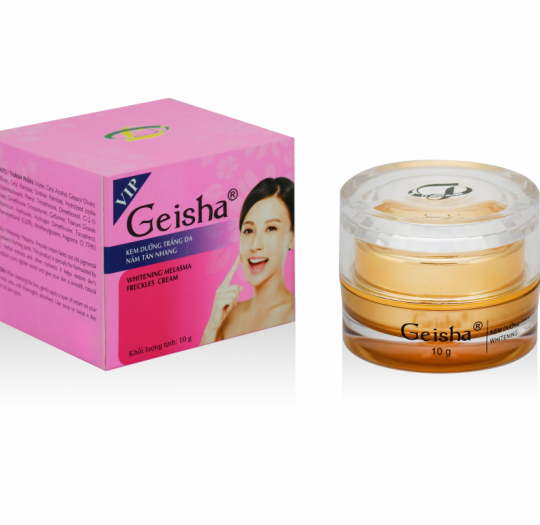 Geisha Kem Dưỡng Trắng Da, Nám, Tàn Nhang 10g (VIP)
