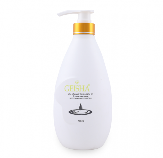 Geisha Sữa Tắm Dưỡng Trắng, Giữ Ẩm Da 750ml
