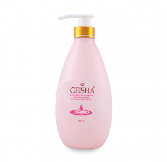 Geisha Sữa Tắm Dưỡng Trắng, Giữ Ẩm Da 750ml