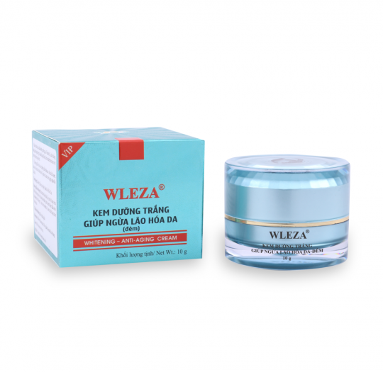 Wleza Kem Dưỡng Trắng Da Giúp Ngừa Lão Hóa (VIP) (Đêm) 10g