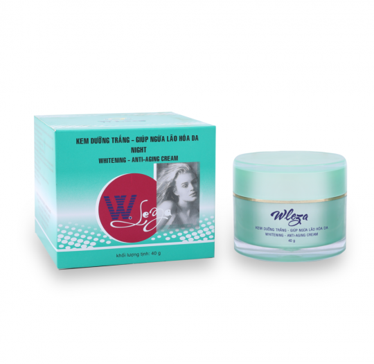Wleza Kem Dưỡng Trắng Giúp Ngừa Lão Hóa Da (Đêm) 40g