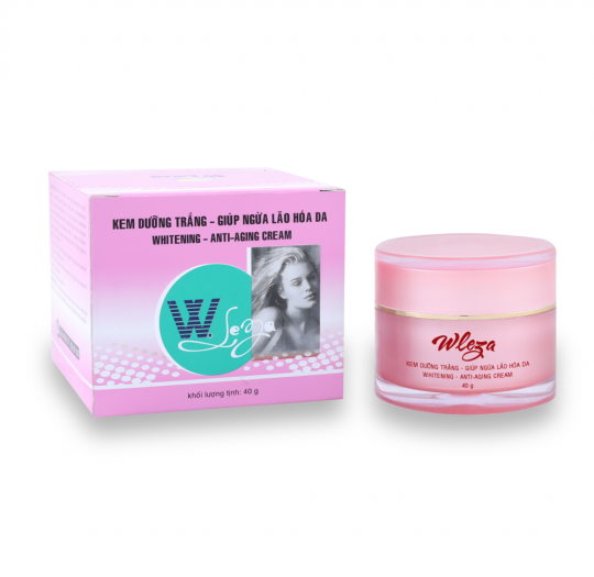 Wleza Kem Dưỡng Trắng Giúp Ngừa Lão Hóa Da (Ngày) 40g