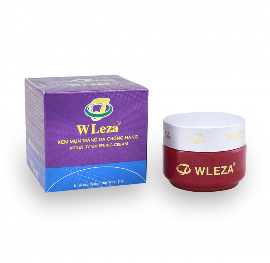 Wleza Kem Mụn Trắng Da Chống Nắng 15g