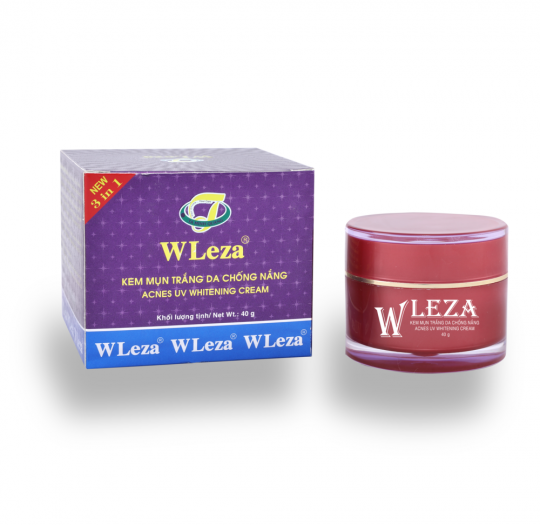 Wleza Kem Mụn Trắng Da Chống Nắng 40g