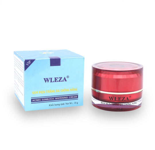 Wleza Kem Mụn Trắng Da Chống Nắng (VIP) 10g